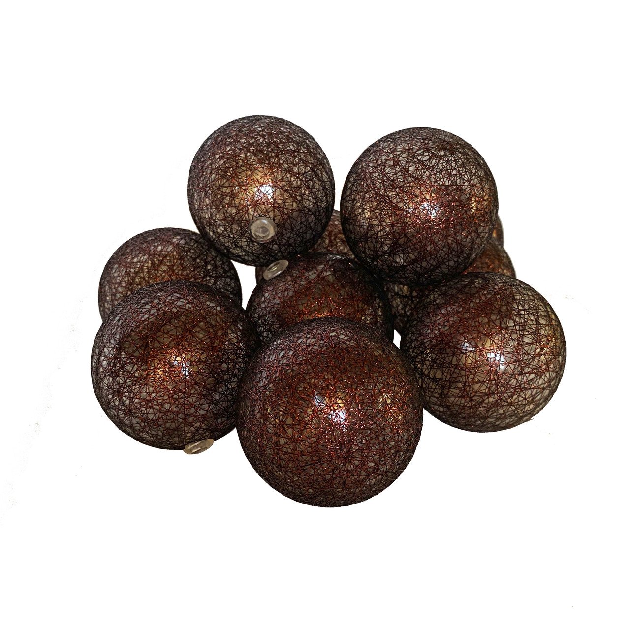 Гірлянда світлодіодна LTL Бавовняні Кульки 10 led Dark/Brown