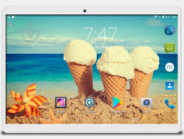 Планшет-телефон Hoozo MT116 2GB RAM Gold + Чехол-книжка + Карта памяти 32GB