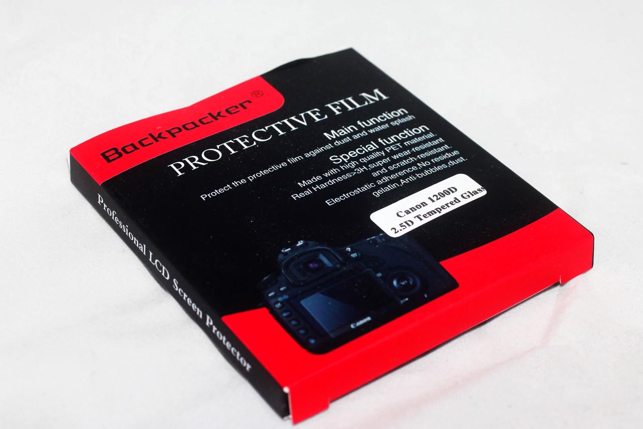 Защита LCD экрана Backpacker для Canon 1100D 1200D 1300D 1500D 2000D закаленное стекло