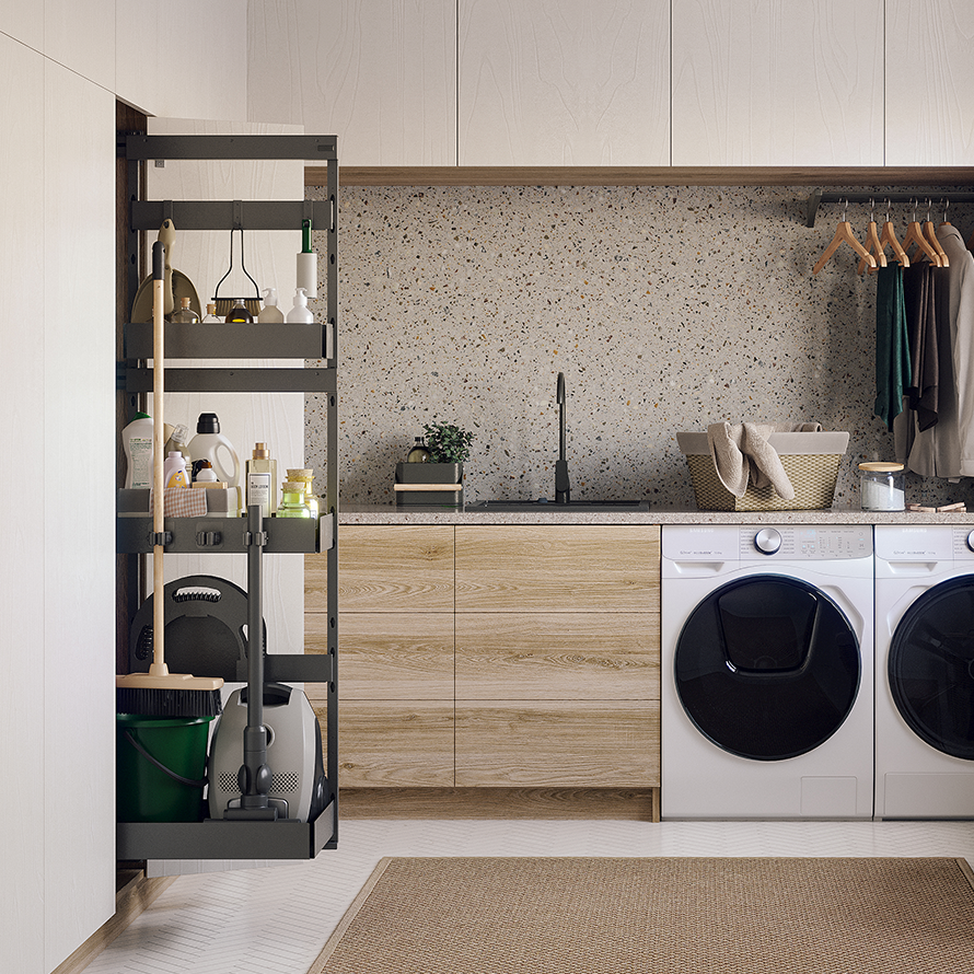 Карго Rejs House Master правое для шкафа 400x1700x500 мм Графит (WA02.3519.01.924) Карго Rejs House Master правое для шкафа 400x1700x500 мм Графит (WA02.3519.01.924)