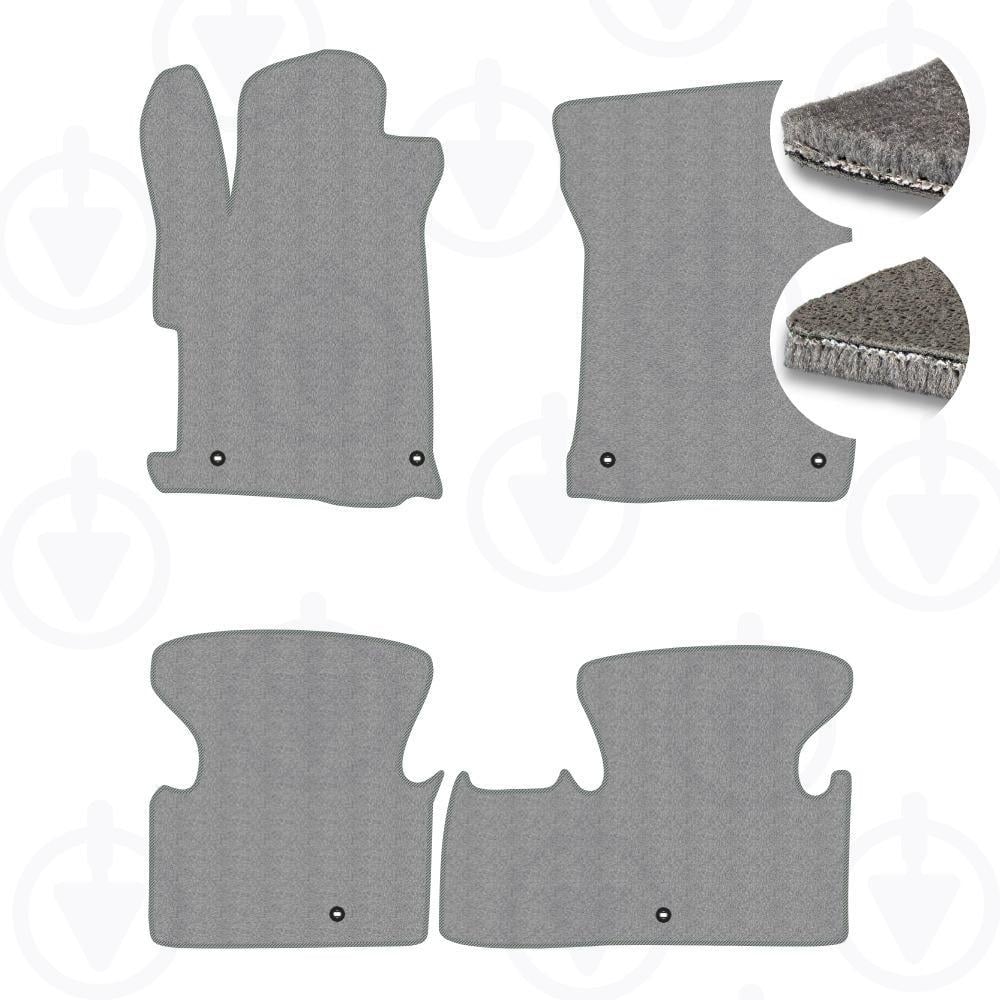 Комплект ковриков в салон Star-Tex для Acura ILX 2015-2022 р. текстиль/Fortuna Серый (10001-64-82-85)