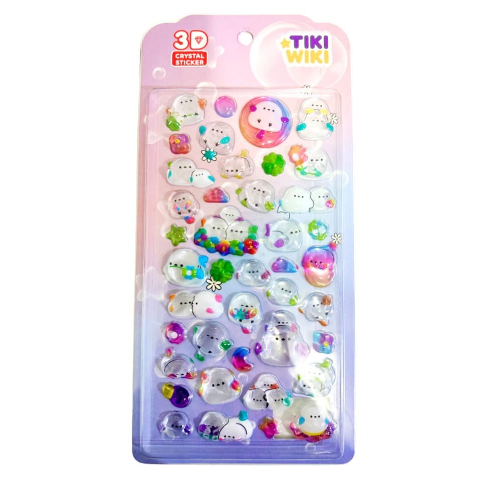 Набір 3D-наліпок Tiki Wiki Тікі казка серії Crystal Різнокольоровий (TN-162-N-133)