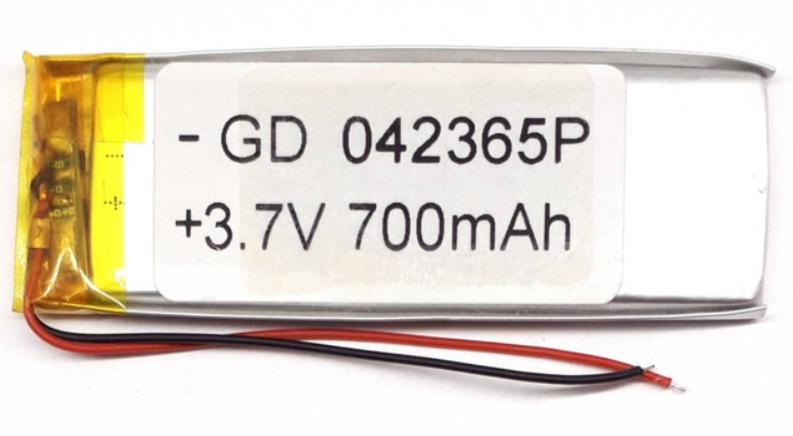 Аккумуляторная батарея GD 042365P 700 mAh Li-ion 3,7 V (000020535)