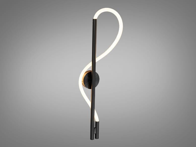 Світлодіодний світильник Diasha Шланг 14W Чорний хром (SY9607-BHR)