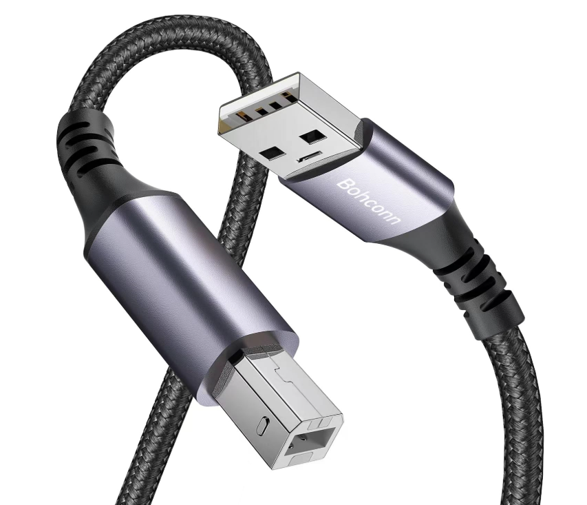 Кабель для принтера та сканера Generic для Canon/HP/Epson/Brother/Samsung Xerox USB 2.0 Type-A/Type-B 3 м (2953637538)