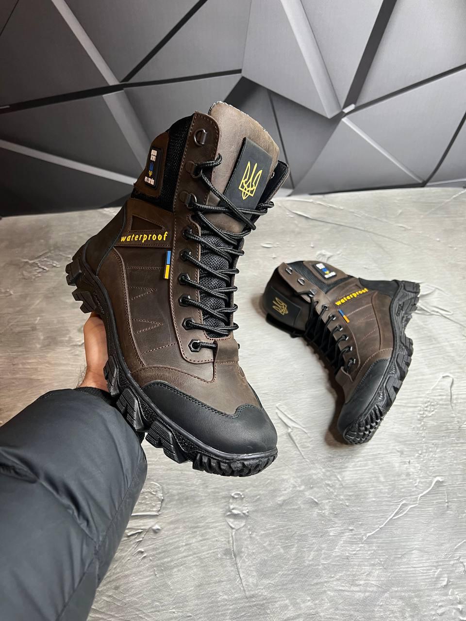 Берці чоловічі демісезонні з дихаючою сіткою р. 41 Brown - фото 2 Берці чоловічі демісезонні з дихаючою сіткою р. 41 Brown - фото 2