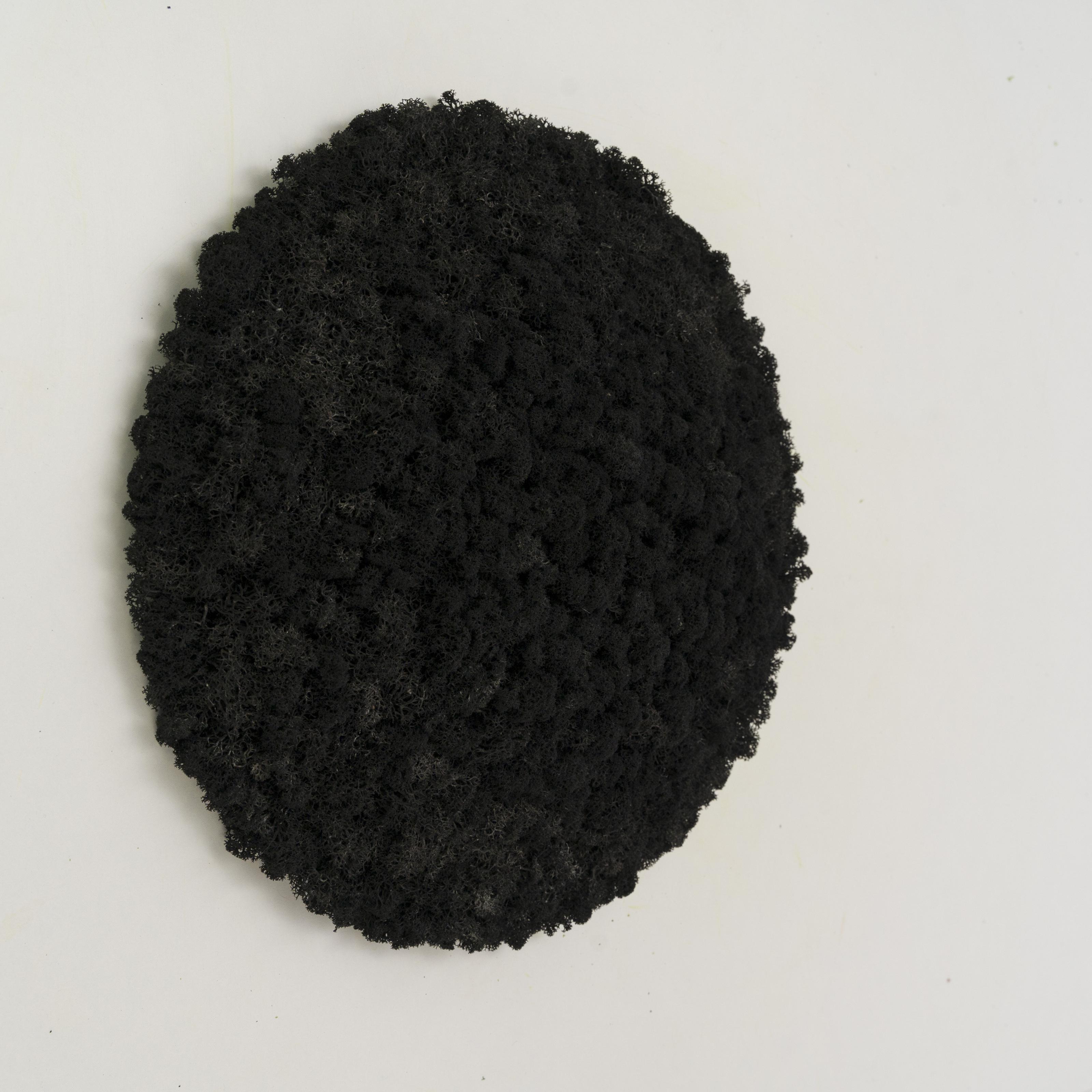 Декоративное панно из мха Organic Design d 33 см Black (701-08)