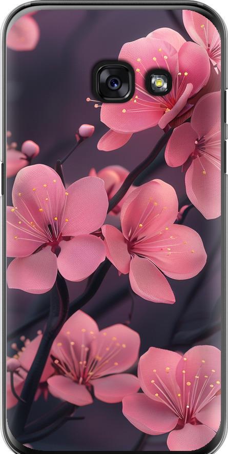 Чехол на Samsung Galaxy A3 (2017) Пурпурная сакура (6075u-443-42517) Чехол на Samsung Galaxy A3 (2017) Пурпурная сакура (6075u-443-42517)