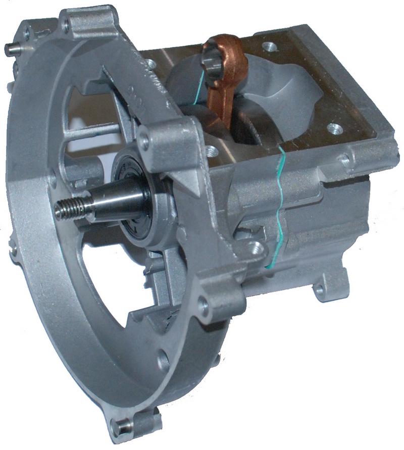 Картер с коленвалом для бензокосы 1E140F/1E44F (кос135)