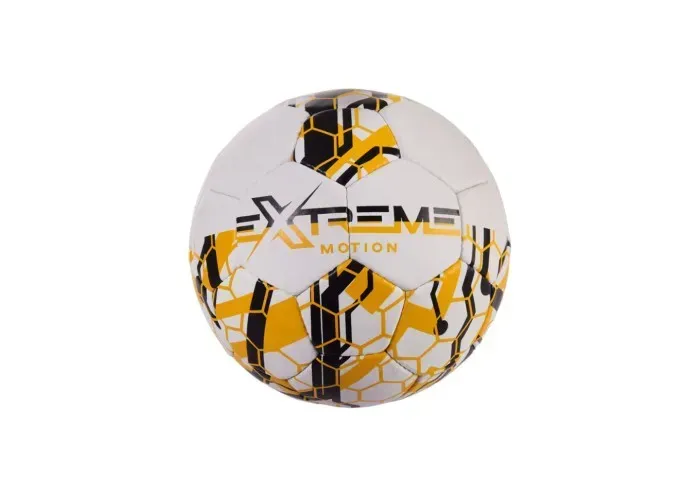 Футбольный мяч Extreme Motion Microfiber из ПВХ 21 см Желто-черный (150-98-FP2108.2)
