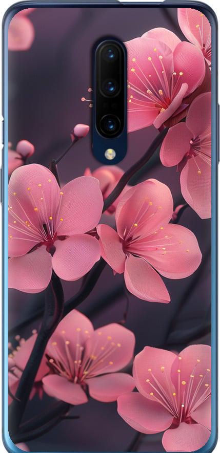 Чехол на OnePlus 7 Pro Пурпурная сакура (6075u-1696-42517) Чехол на OnePlus 7 Pro Пурпурная сакура (6075u-1696-42517)