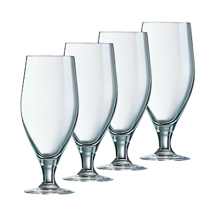 Набор бокалов для пива Luminarc Время дегустаций пивной тюльпан 4 шт. (MLM-P9241-1) - фото 2 Набор бокалов для пива Luminarc Время дегустаций пивной тюльпан 4 шт. (MLM-P9241-1) - фото 2