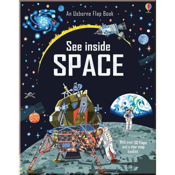 Книга Usborne "See Inside Space" Katie Daynes (ISBN:9780746087596)