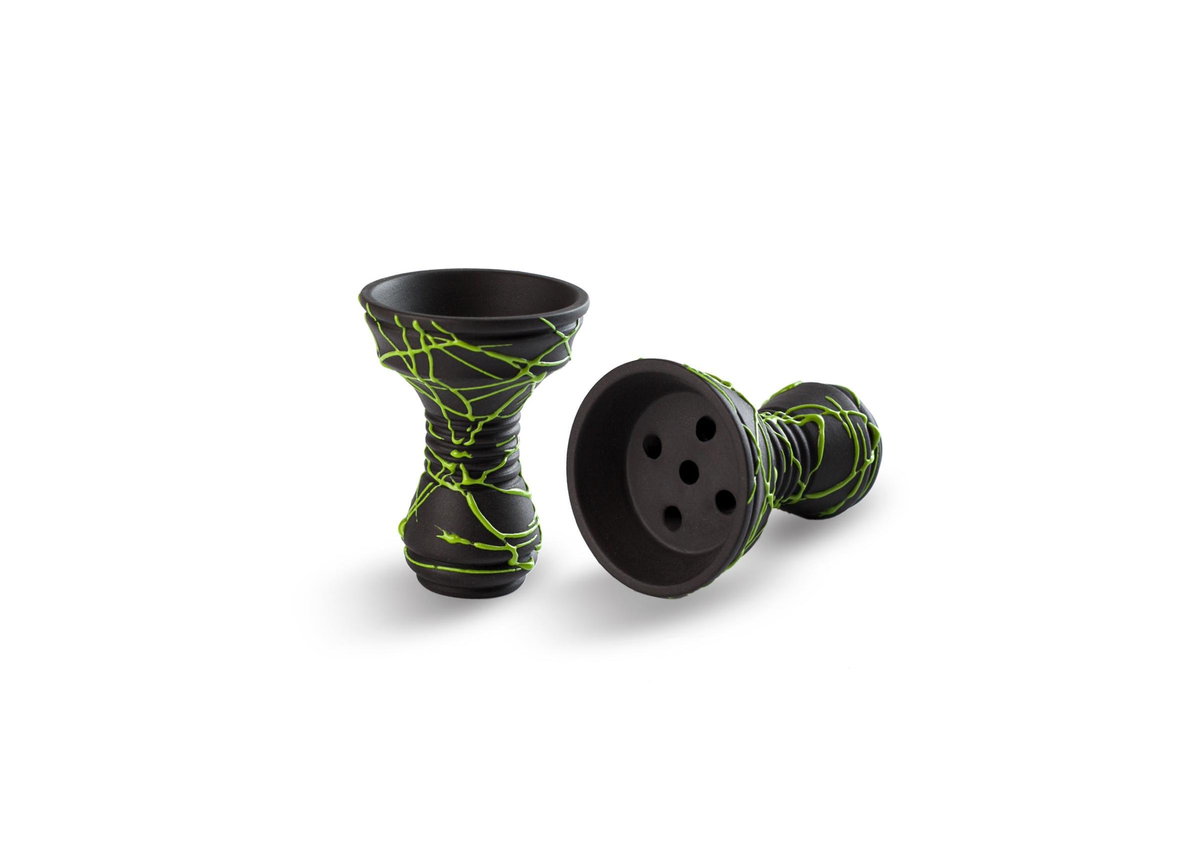 Чаша для кальяна Gusto Bowls Killa Black/Green (482000589) - фото 2