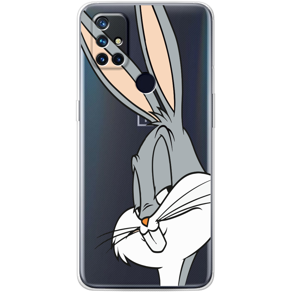 Чохол BoxFace OnePlus Nord N10 Lucky Rabbit Прозорий силікон (43633-bk81-43633) - фото 1