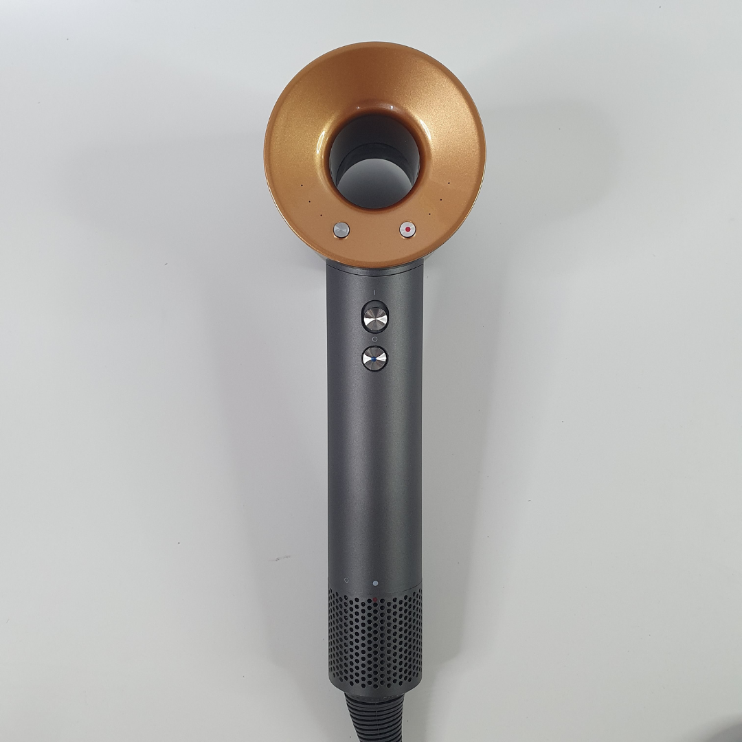 Фен Super Hair Dryer зі змінними магнітними насадками для укладання та сушіння волосся 1600 Вт (DS1805-Gold) - фото 8