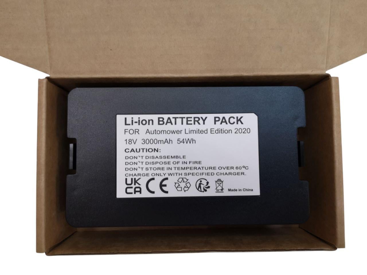 Аккумулятор для Husqvarna Automower 305/310/315X 2020 3000mah 54Wh 18V (35821915)