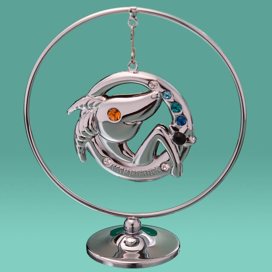 Фігурка Кільце Козеріг Elisey посріблений зі стразами (0459-105/GA-SL)