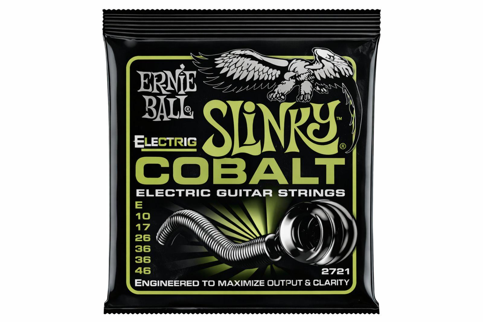 Струны для электрогитары Ernie Ball 2721 10-46 Cobalt Slinky (2721) Струны для электрогитары Ernie Ball 2721 10-46 Cobalt Slinky (2721)