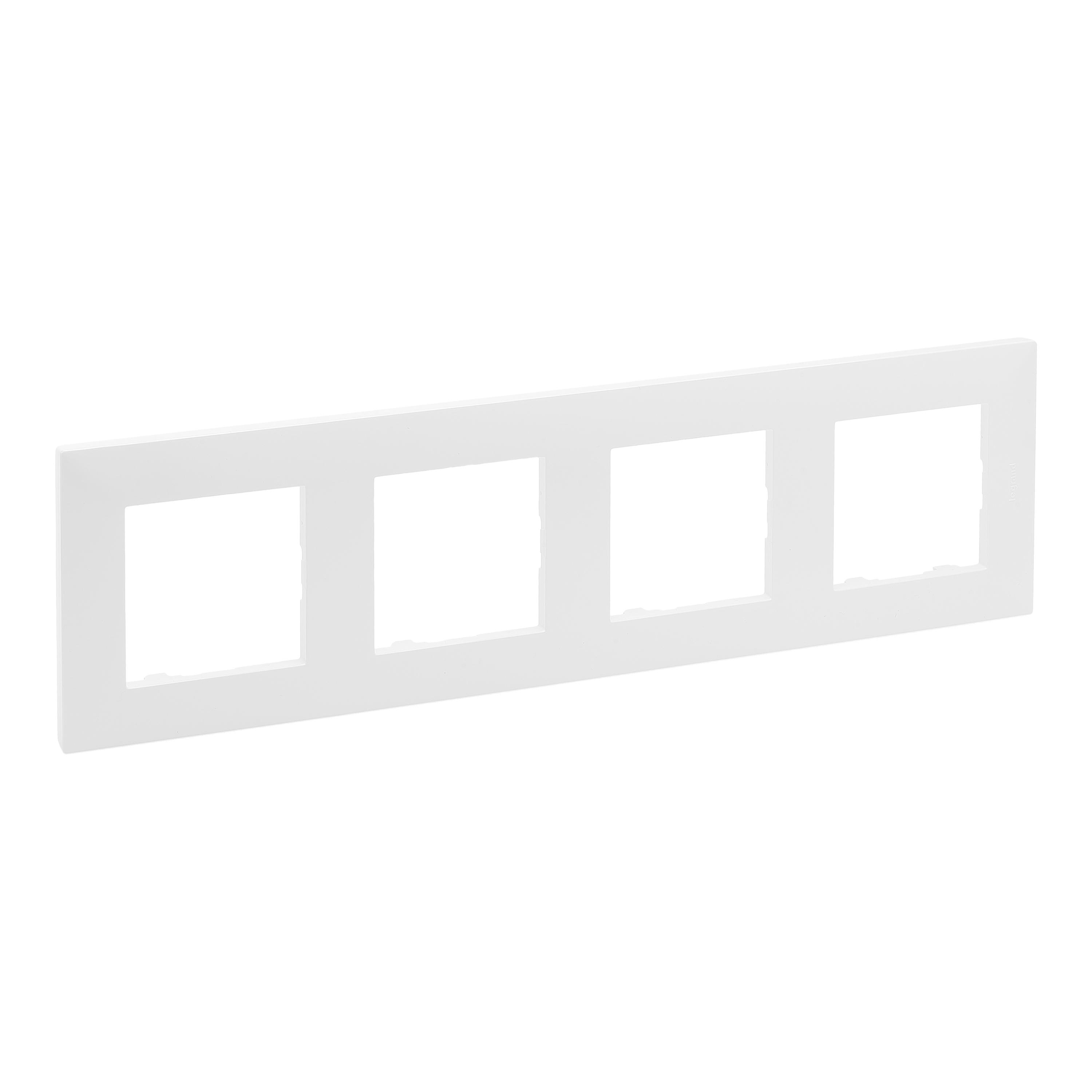 Рамка Legrand NILOE STEP 4-постовая Белый (863194)