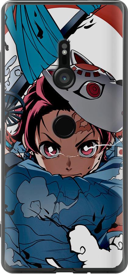 Чехол на Sony Xperia XZ3 H9436 Танджиро Камадо (5574u-1540-42517)