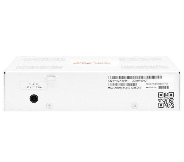 Коммутатор сетевой HPE Aruba Instant On JL810A 8 Lan Белый (578228) - фото 2