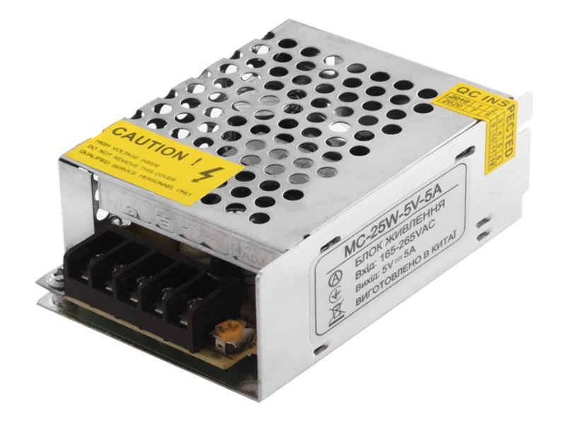 Блок питания 5 В 25 Вт IP20 (2802)