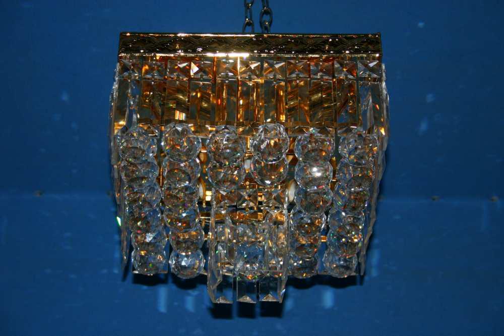 Хрустальная люстра L55073/5 FGD/WT Золото/Белый (AN000608)