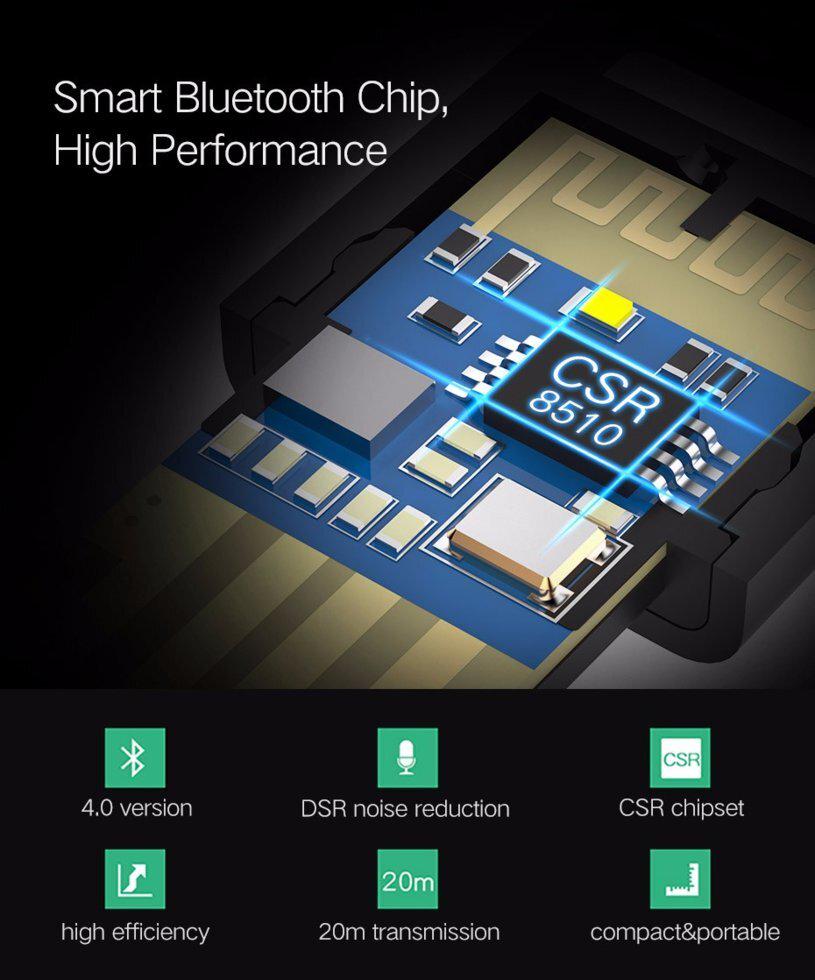 Адаптер Bluetooth UGREEN US192 Black (30524) - фото 8