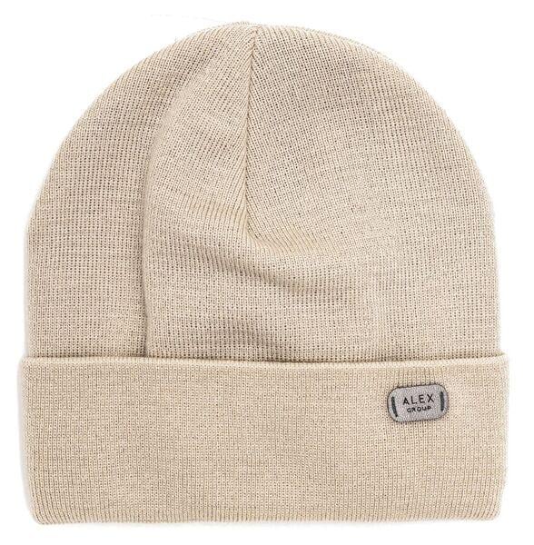 Шапка детская для девочек Рубина D971 флис 50-54 см Бежевый Шапка детская для девочек Рубина D971 флис 50-54 см Бежевый