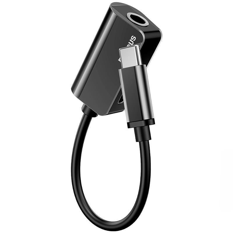 Перехідник адаптер Baseus CATL40-01 L40 Type-C Male to 3,5 мм Type-C Female