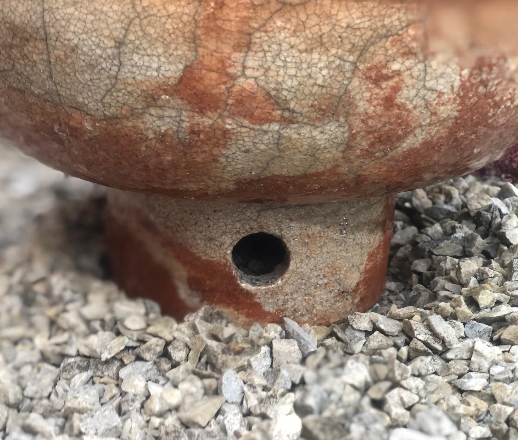 Ваза керамічна handmade в рустикальному стилі/випал в техніці Раку 32 см (SKU106) - фото 6 Ваза керамічна handmade в рустикальному стилі/випал в техніці Раку 32 см (SKU106) - фото 6