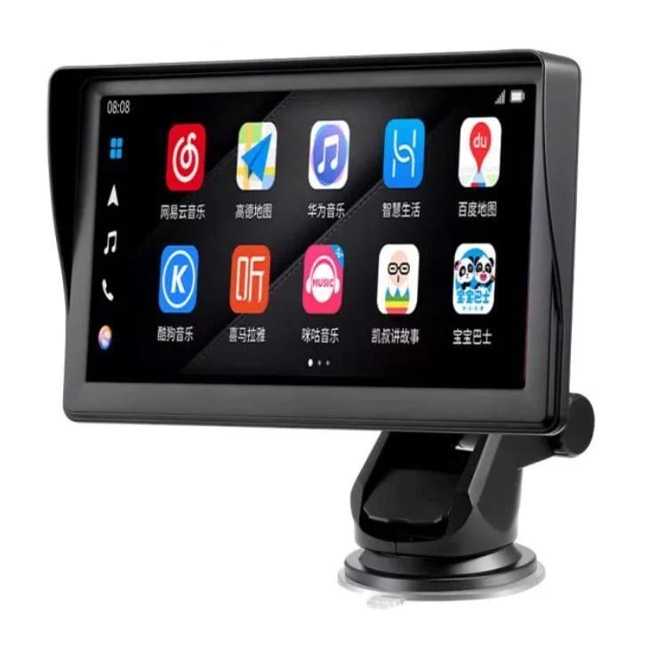 Автомобільний монітор CJ-PTC208 CarPlay 7" Чорний (9083)