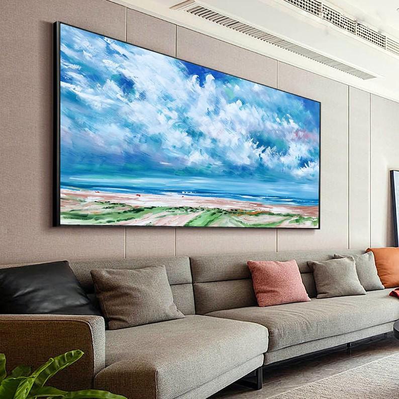 Картина на холсте ArtSale Морской пейзаж 50х100 см more0030