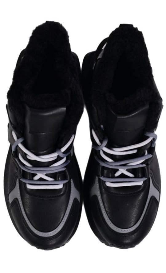 Кроссовки женские Loretta W130-1 зимние р. 38 Черный (30220174) - фото 4