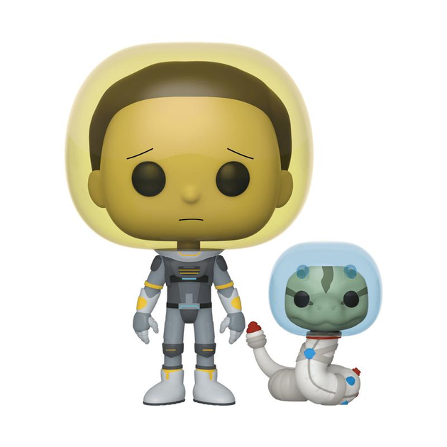 Фигурка Funko Pop! Рик и Морти в скафандре со змеей #690