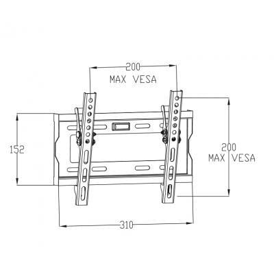 Кронштейн Vinga TM20-2252 14-42" 200х200 - фото 6