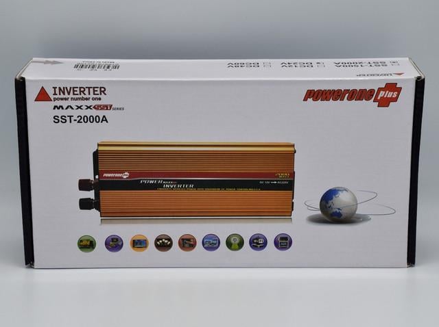 Преобразователь автоинвертор PowerOne+ 24 V 220V 2000W+USB (SST 2000A) - фото 6 Преобразователь автоинвертор PowerOne+ 24 V 220V 2000W+USB (SST 2000A) - фото 6