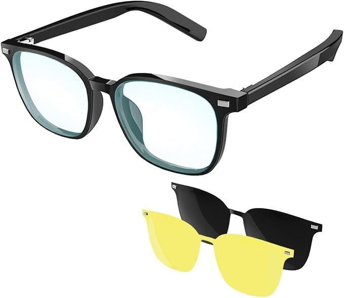 Окуляри розумні з мікрофоном/динаміками та голосовим помічником Bluetooth Окуляри розумні з мікрофоном/динаміками та голосовим помічником Bluetooth