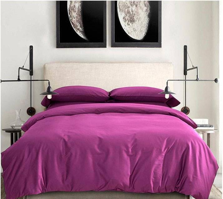 Комплект постельного белья двуспальный Еней-плюс С0156 Фиолетовый