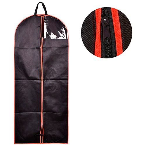 Чехол для одежды с молнией Stenson 60x140 см Black (R98116-14) - фото 2 Чехол для одежды с молнией Stenson 60x140 см Black (R98116-14) - фото 2