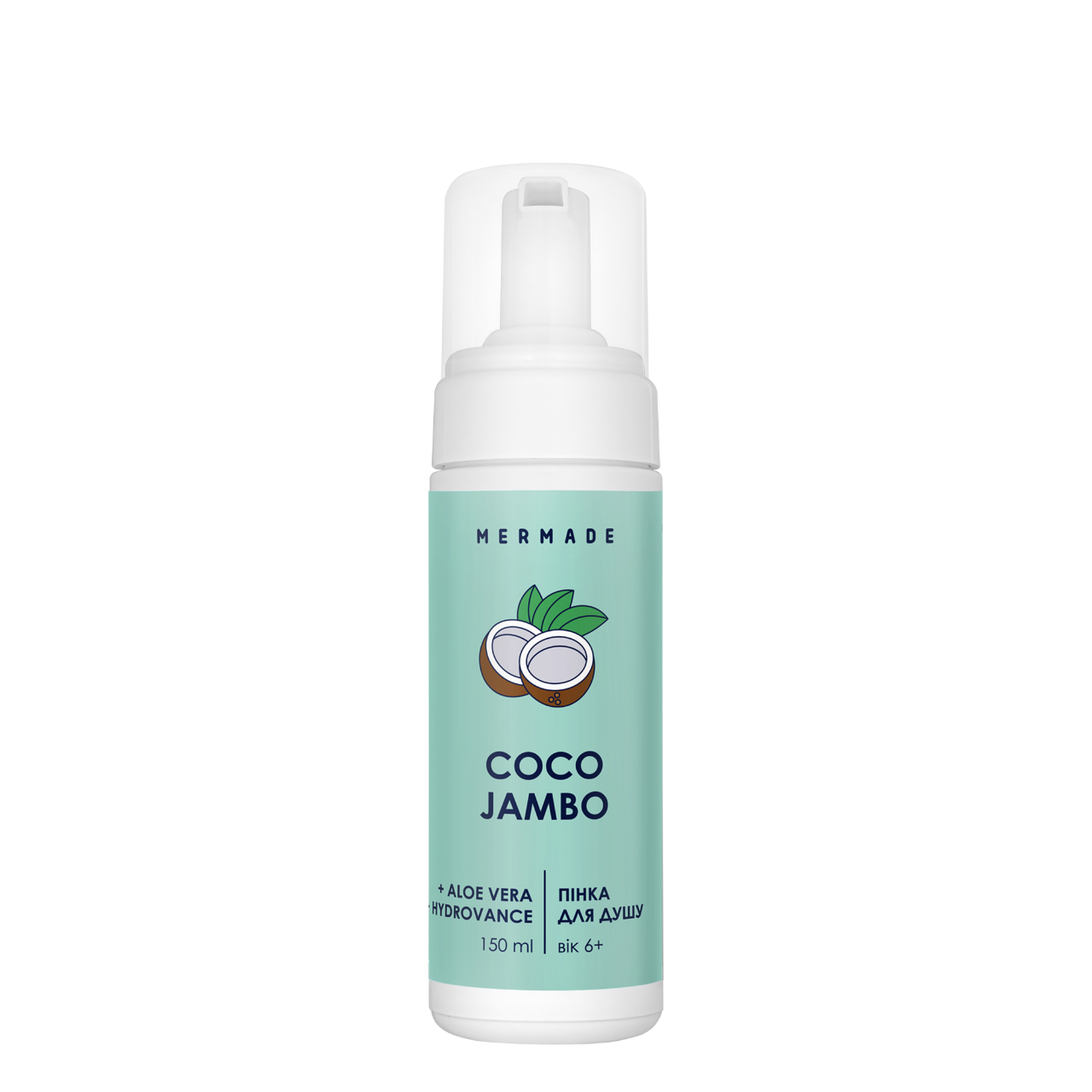 Пенка для душа парфюмированная Mermade Coco Jambo аромат Кокос 150 мл
