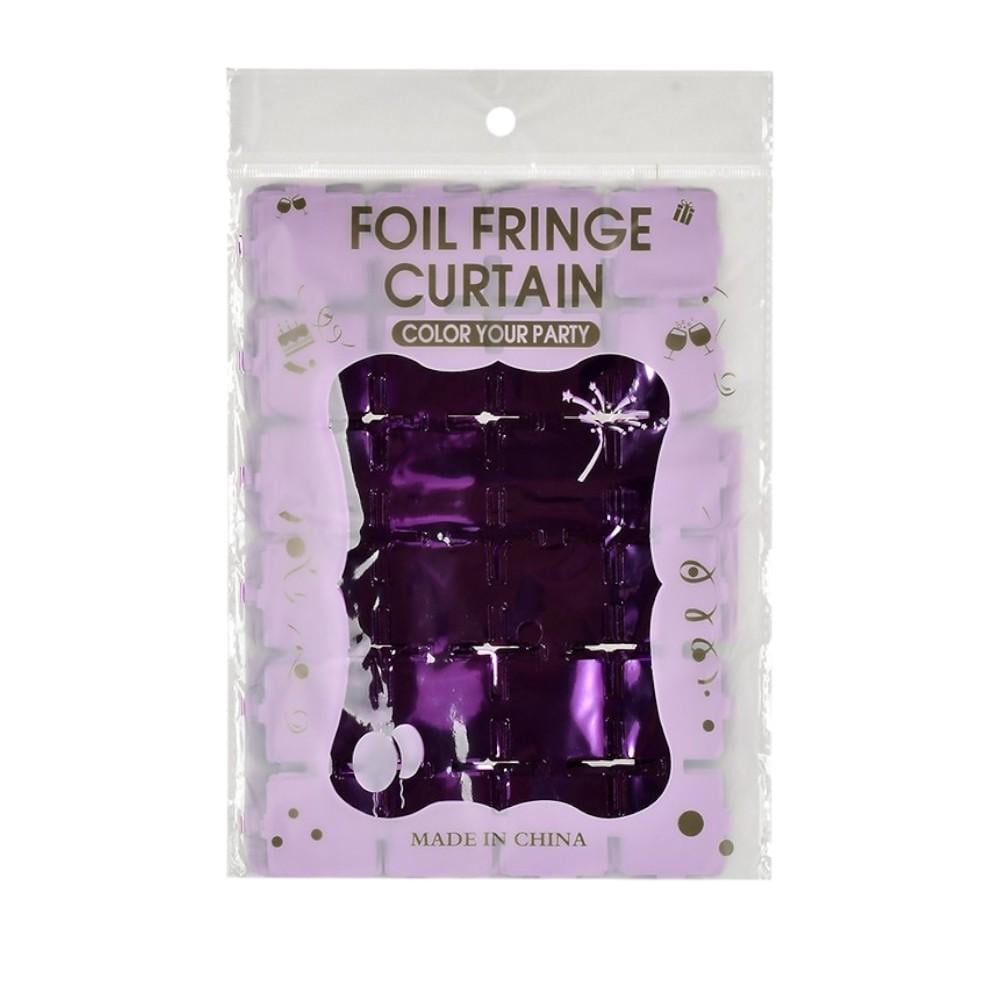 Шторка для фотозони Stenson M48318 глянцева 100х200 см Фіолетовий (21e12299)