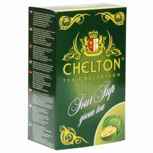 Чай зеленый россыпной Chelton с крупнолистовым саусепом (Sour Sup) 100 г (36702911)