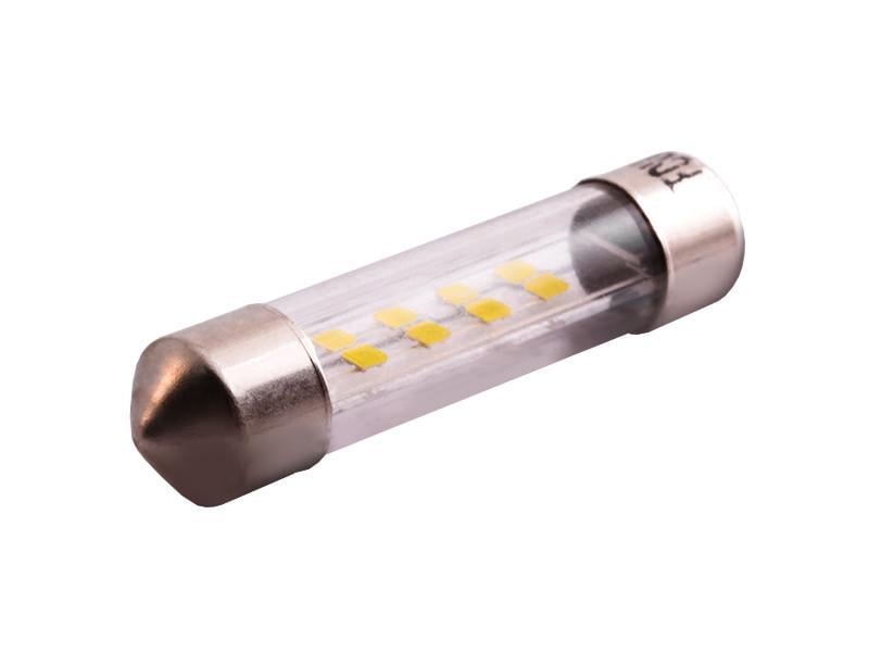 Автолампа светодиодная C5W SV8,5 12 В 39 мм SMD1515-8led Белый (2178)