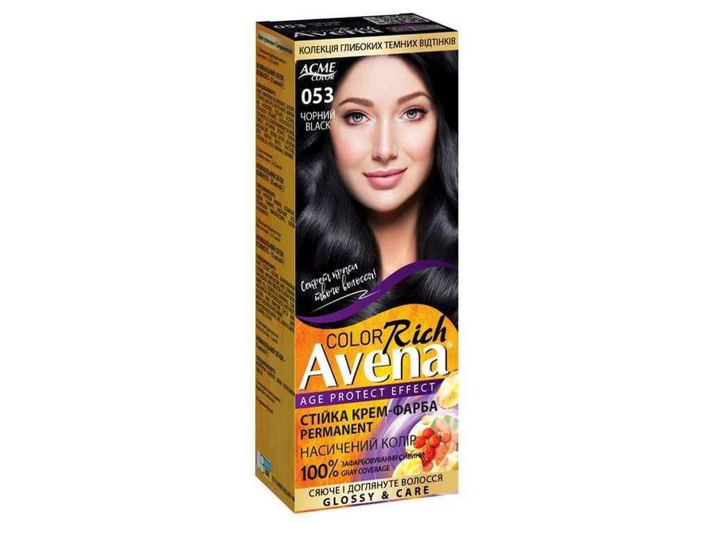 Крем-краска AVENA Rich Color 053 Черный (1047530) Крем-краска AVENA Rich Color 053 Черный (1047530)