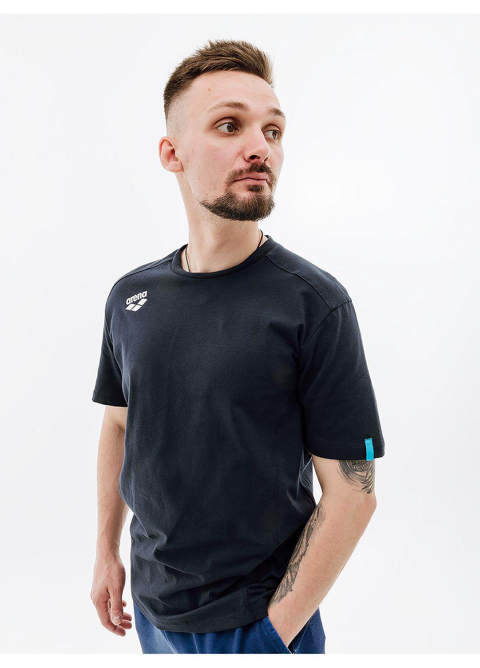 Футболка мужская Arena TEAM T-SHIRT PANEL M Синий (7d004899-700 M)