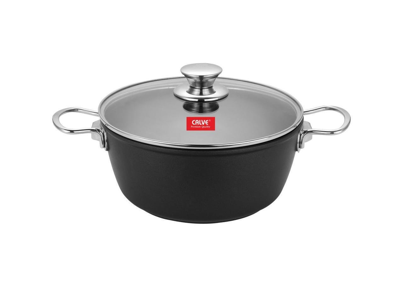 Кастрюля Calve с антипригарным покрытием и крышкой 20 см 3 л (CL-1136)