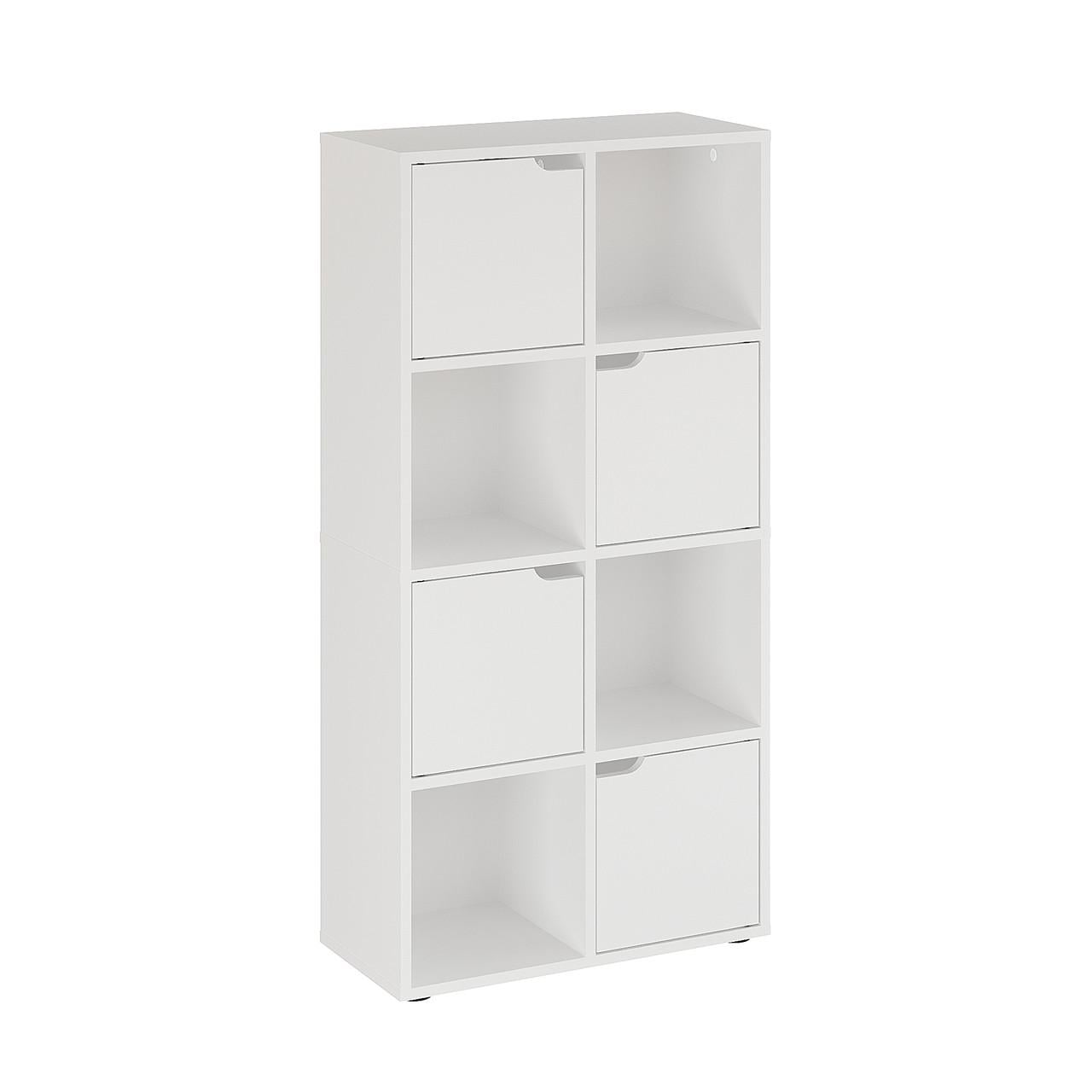 Стеллаж книжный KOMTO Shelf8 8 секций 4 дверцы Белый (p-186-2819)