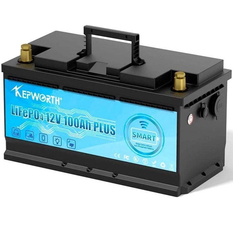 Аккумулятор Kepworth LiFePO4 12V/100AH 1280Wxh Smart BMS/Bluetooth APP (341534) - фото 1